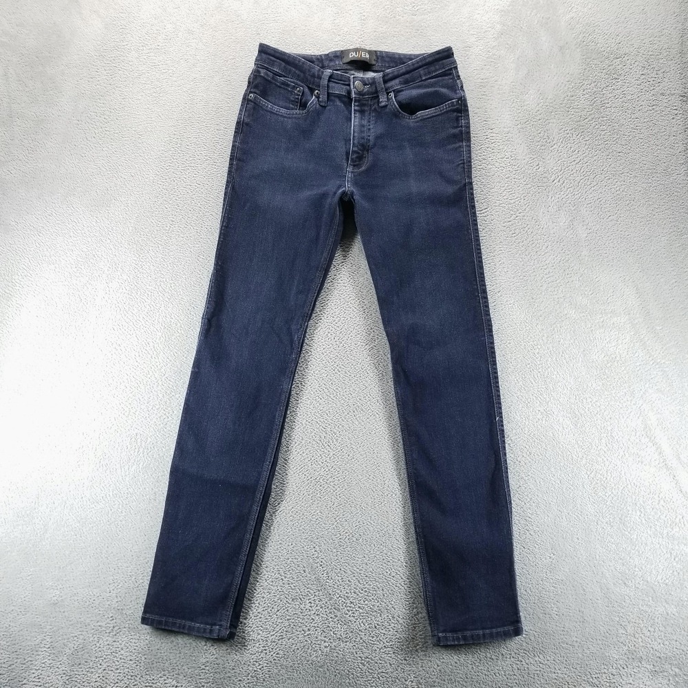 DU/ER‎ Jeans Mens 31x32 Blue L2X Slim Dark Wash Stretch Comfort